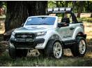 Masinuta electrica pentru 2 copii Ford Ranger 4x 45W 12V #Argintiu